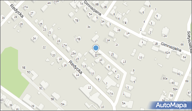 Wrocław, Marczewskiego Edwarda, 12, mapa Wrocławia