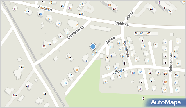 Ząbkowice Śląskie, Makowa, 4, mapa Ząbkowice Śląskie