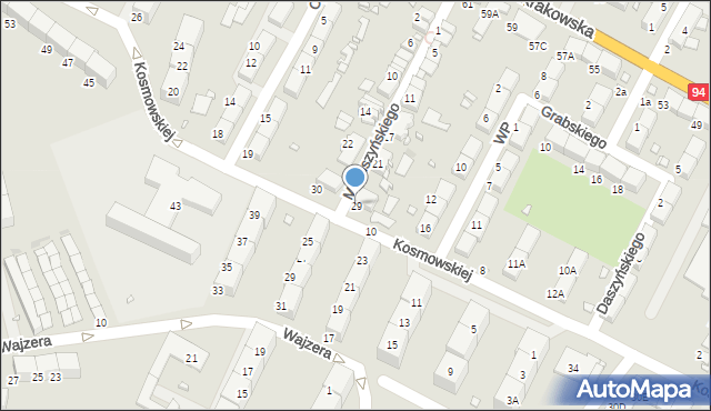 Zabrze, Makuszyńskiego Kornela, 29, mapa Zabrza