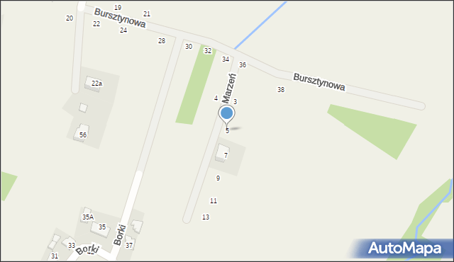 Zgłobice, Marzeń, 5, mapa Zgłobice