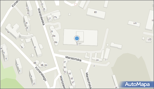 Zgorzelec, Maratońska, 2, mapa Zgorzelec