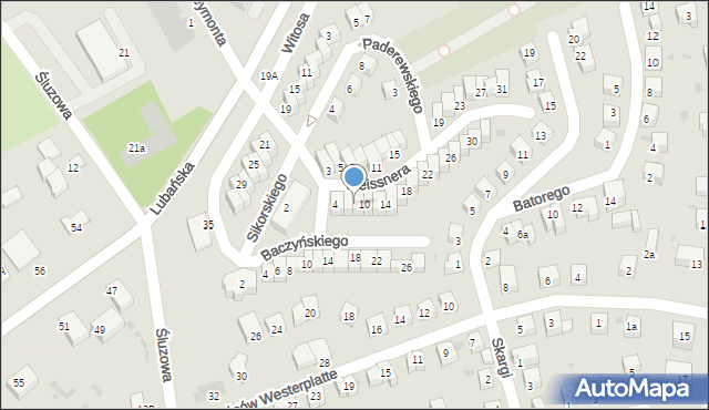 Bolesławiec, Meissnera Janusza, 8, mapa Bolesławca