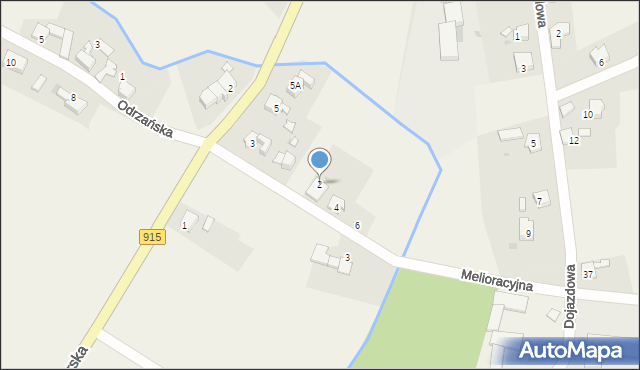 Ciechowice, Melioracyjna, 2, mapa Ciechowice