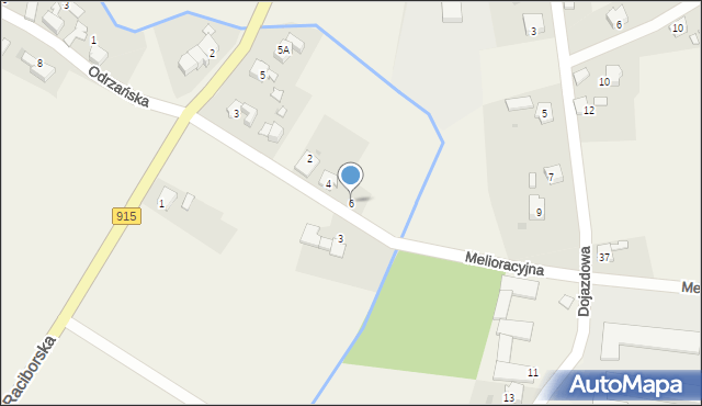 Ciechowice, Melioracyjna, 6, mapa Ciechowice