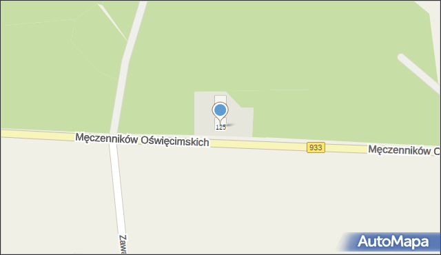 Ćwiklice, Męczenników Oświęcimskich, 125, mapa Ćwiklice