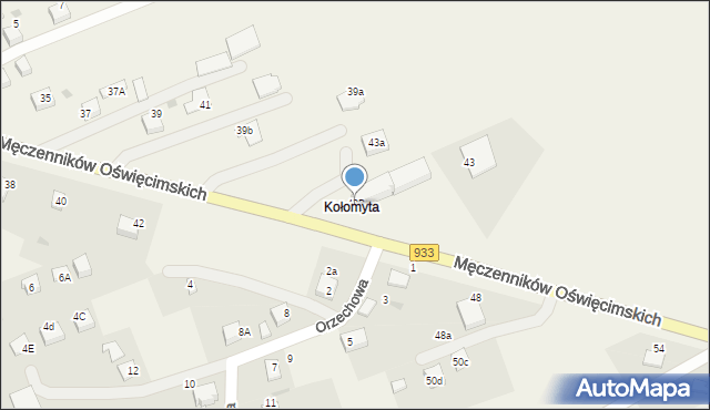 Ćwiklice, Męczenników Oświęcimskich, 43B, mapa Ćwiklice