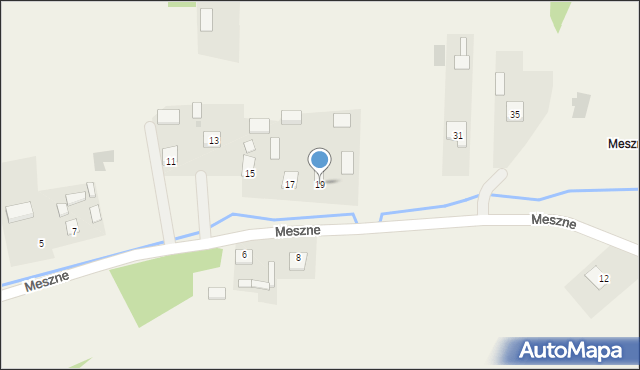 Górno, Meszne, 19, mapa Górno