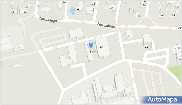 Katowice, Medyków, 8a, mapa Katowic