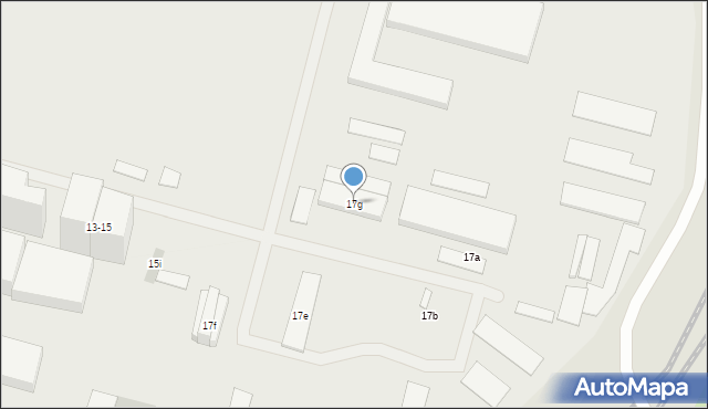 Lublin, Metalurgiczna, 17g, mapa Lublina