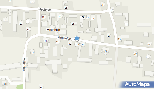 Mechnice, Mechnice, 31a, mapa Mechnice