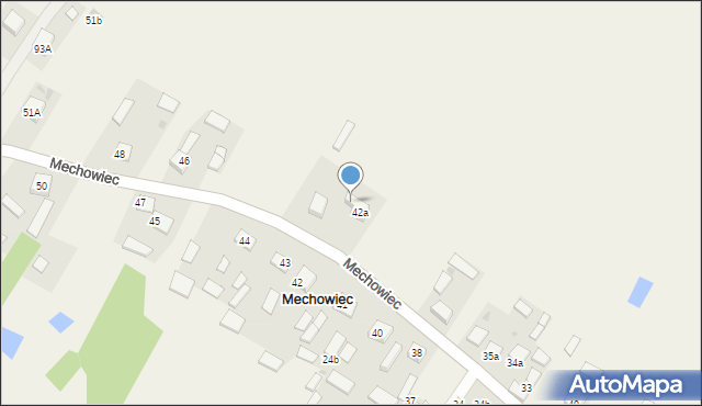 Mechowiec, Mechowiec, 68, mapa Mechowiec