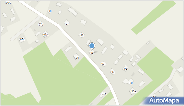Mechowiec, Mechowiec, 94, mapa Mechowiec