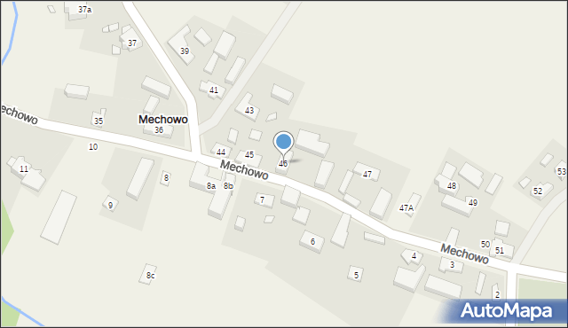 Mechowo, Mechowo, 46, mapa Mechowo