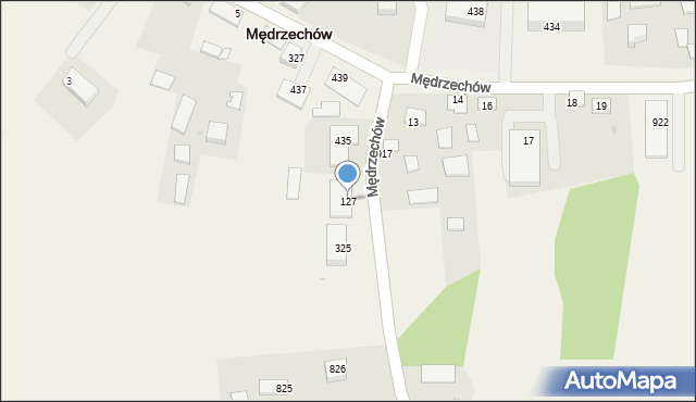 Mędrzechów, Mędrzechów, 127, mapa Mędrzechów