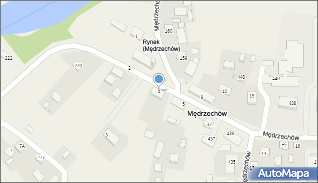 Mędrzechów, Mędrzechów, 4, mapa Mędrzechów