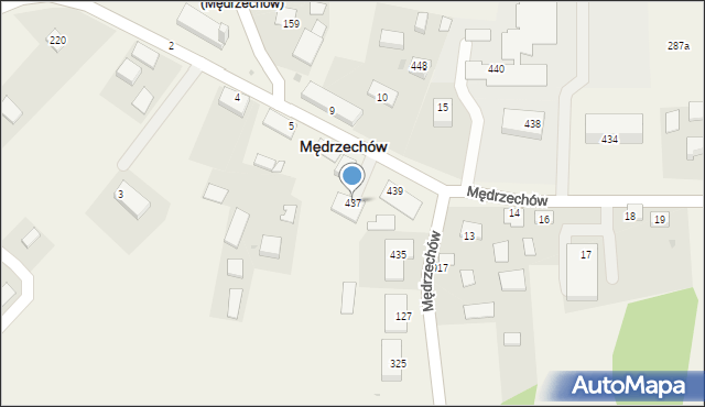 Mędrzechów, Mędrzechów, 437, mapa Mędrzechów