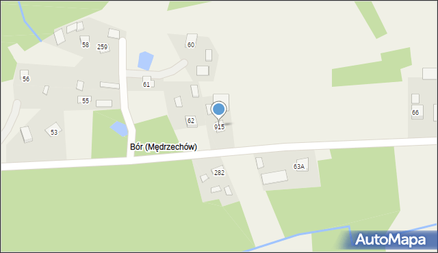 Mędrzechów, Mędrzechów, 915, mapa Mędrzechów