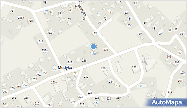 Medyka, Medyka, 237, mapa Medyka