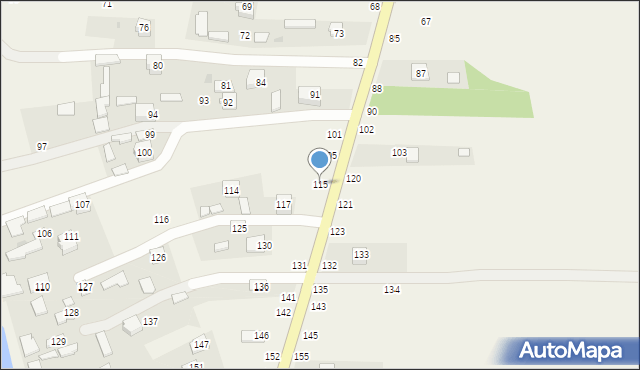 Medynia Głogowska, Medynia Głogowska, 115, mapa Medynia Głogowska