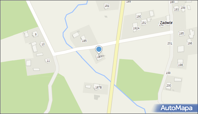 Medynia Głogowska, Medynia Głogowska, 187, mapa Medynia Głogowska