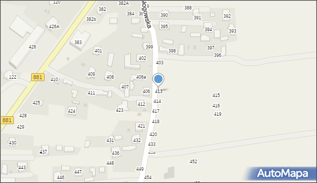 Medynia Głogowska, Medynia Głogowska, 413, mapa Medynia Głogowska