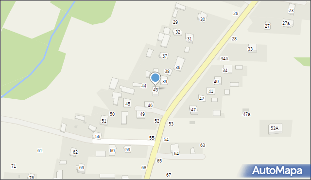 Medynia Głogowska, Medynia Głogowska, 43, mapa Medynia Głogowska
