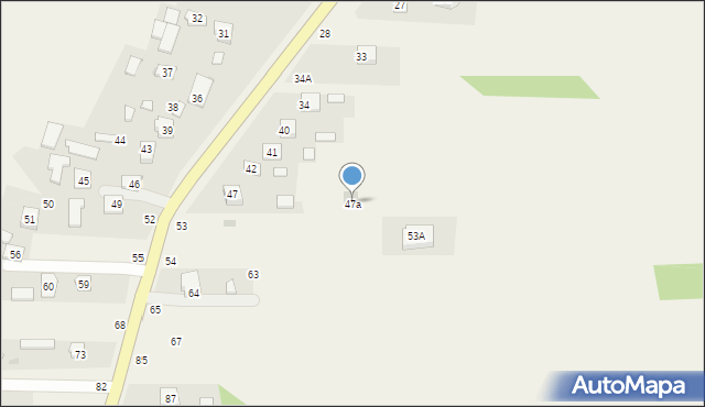 Medynia Głogowska, Medynia Głogowska, 47a, mapa Medynia Głogowska