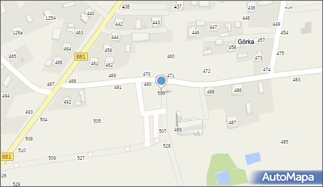 Medynia Głogowska, Medynia Głogowska, 506, mapa Medynia Głogowska