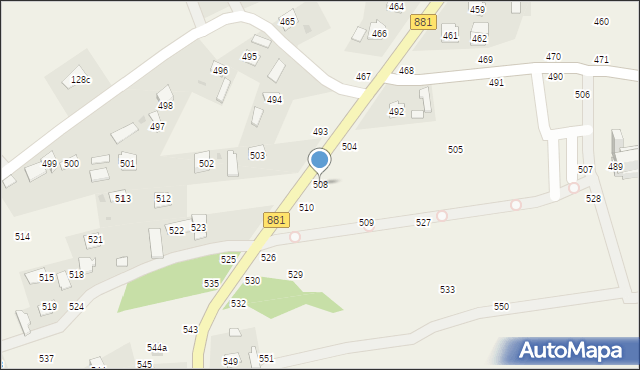 Medynia Głogowska, Medynia Głogowska, 508, mapa Medynia Głogowska