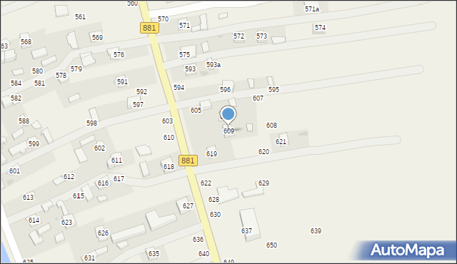 Medynia Głogowska, Medynia Głogowska, 609, mapa Medynia Głogowska