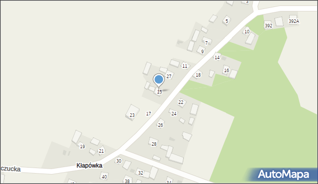 Medynia Kańczucka, Medynia Kańczucka, 15, mapa Medynia Kańczucka