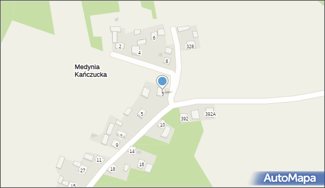 Medynia Kańczucka, Medynia Kańczucka, 3, mapa Medynia Kańczucka