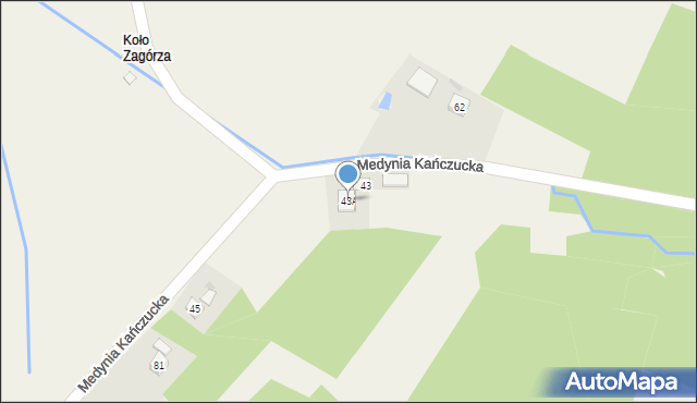 Medynia Kańczucka, Medynia Kańczucka, 43A, mapa Medynia Kańczucka