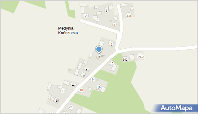 Medynia Kańczucka, Medynia Kańczucka, 5, mapa Medynia Kańczucka