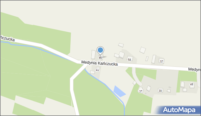 Medynia Kańczucka, Medynia Kańczucka, 60, mapa Medynia Kańczucka