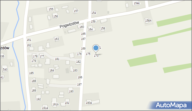Medynia Łańcucka, Medynia Łańcucka, 173, mapa Medynia Łańcucka