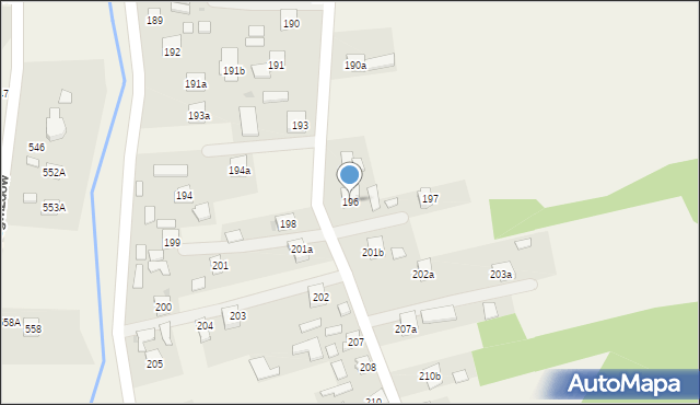 Medynia Łańcucka, Medynia Łańcucka, 196, mapa Medynia Łańcucka