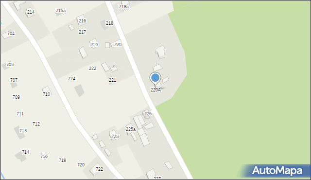 Medynia Łańcucka, Medynia Łańcucka, 220A, mapa Medynia Łańcucka