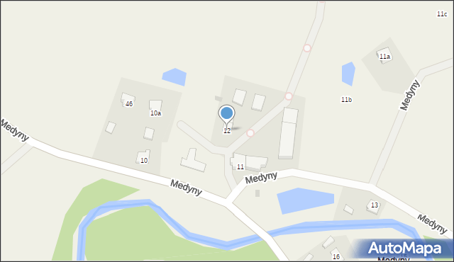 Medyny, Medyny, 12, mapa Medyny