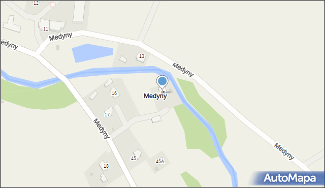 Medyny, Medyny, 15, mapa Medyny