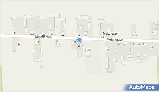 Mejznerzyn, Mejznerzyn, 107, mapa Mejznerzyn