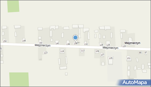 Mejznerzyn, Mejznerzyn, 136, mapa Mejznerzyn