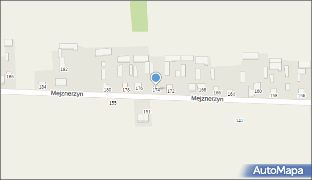 Mejznerzyn, Mejznerzyn, 174, mapa Mejznerzyn