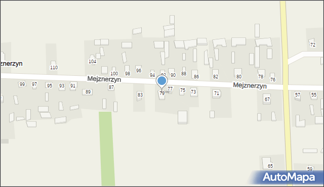 Mejznerzyn, Mejznerzyn, 79, mapa Mejznerzyn