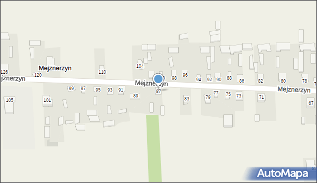 Mejznerzyn, Mejznerzyn, 87, mapa Mejznerzyn