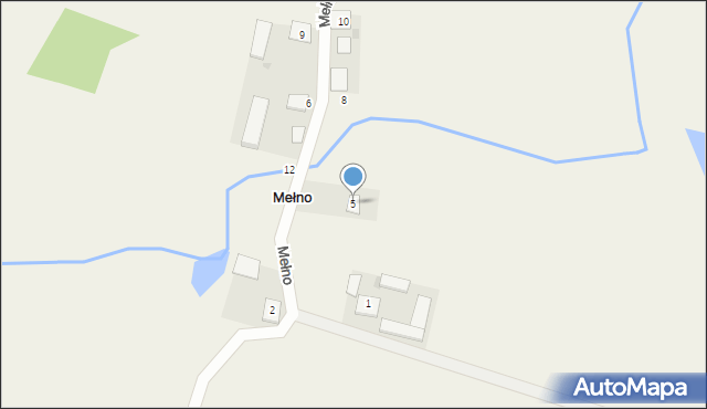 Mełno, Mełno, 5, mapa Mełno