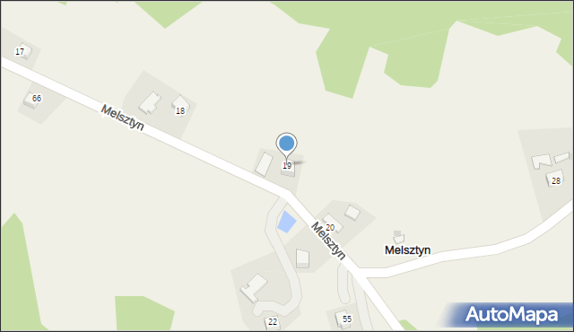 Melsztyn, Melsztyn, 19, mapa Melsztyn