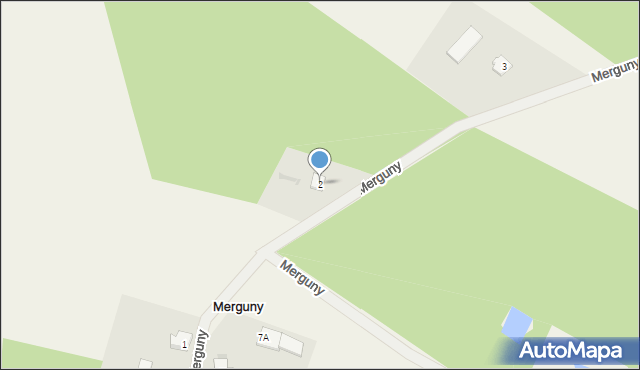 Merguny, Merguny, 2, mapa Merguny