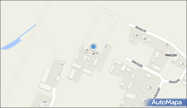 Meszki, Meszki, 26, mapa Meszki