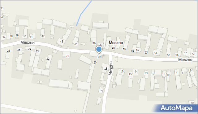 Meszno, Meszno, 19, mapa Meszno